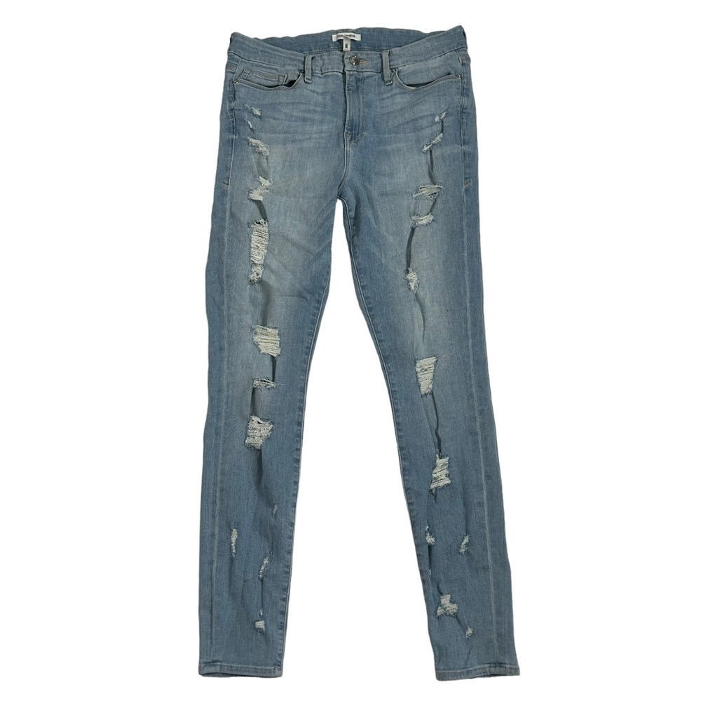 Good American Good Legs Distressed Stretch Skinny Jeans